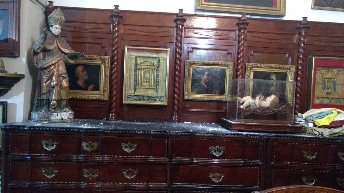 La Profesa resguarda tesoro de arte por secuelas de sismo